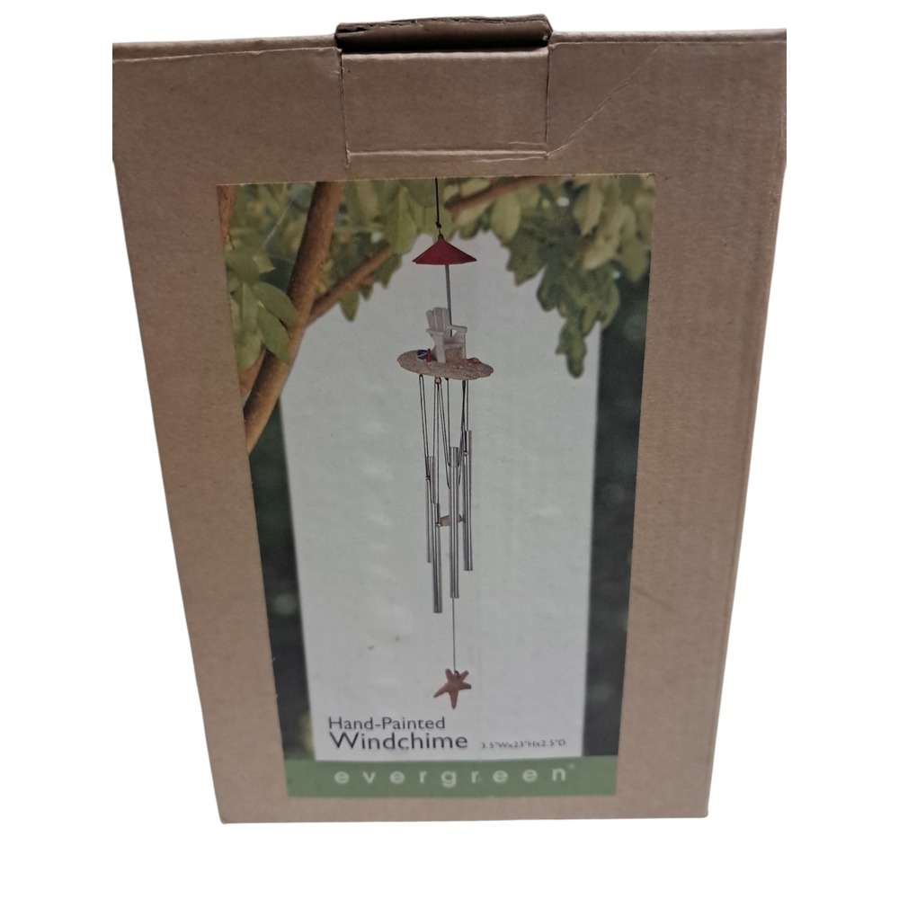 Windchime Hand Painted Beach Theme